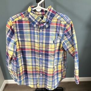 Ralph Lauren Kids Multicolor Plaid Button Down Shirt